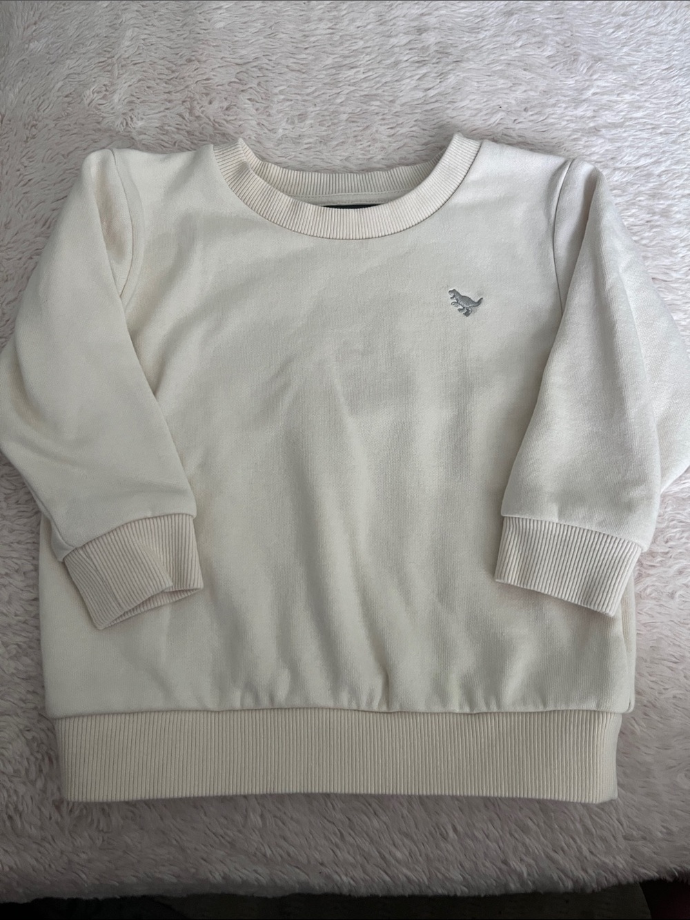 next Cream Crewneck Sweatshirt with Subtle Logo